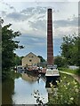 Canalside chimney at Marton Mills