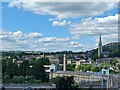 Chimneys and church spire in Halifax