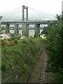 SX4358 : Former Southern Railway from Vicarage Road bridge by Alan Murray-Rust