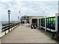 TQ1502 : Ice cream kiosk on Worthing Pier by Steve Daniels