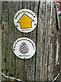 Footpath signs, North Worcestershire Path