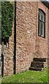 Mounting block alongside Pilgrims Way, How Caple, Herefordshire