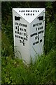 Milepost at Alderminster