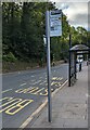 Newbridge School bus stop and shelter