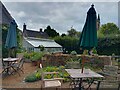 SP5750 : Canons Ashby tearoom courtyard by Oscar Taylor