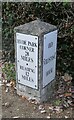 Old Milestone by the A3095, Newell Green