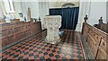 Font at Church of St Mary, Walsham Le Willows