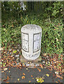 Old Milestone, A6, Garstang Road, near Junction with Eastway