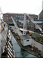 Dockside crane beside SS Great Britain