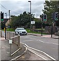 Pelican crossing, Wotton Road, Charfield, South Gloucestershire