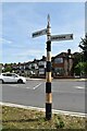 Old roadsign, Addington Rd