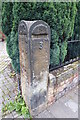 A Walk in Didsbury Village (93) Sandstone Gatepost