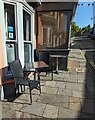 SO2508 : Tables and chairs outside The Lion, Blaenavon  by Jaggery