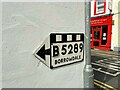 NY2623 : Direction sign on Derwent Street by Adrian Taylor