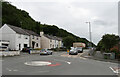 SH5670 : The junction of Ffordd Caernarfon (A4087) and Ffordd Coed Mawr, Bangor by habiloid
