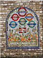TQ2580 : Notting Hill : mosaic panel by Jim Osley