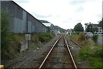 SH5639 : Line approaching Porthmadog station by DS Pugh