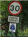 Chute Cadley sign