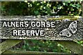 Alners Gorse Butterfly Reserve: Sign