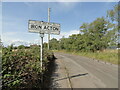 Village Signpost on Station Road, Iron Acton