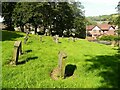 The eastern part of the churchyard of Christ Church, Liversedge