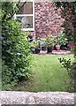 Planters at House, Fisher Green, Ripon