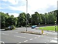 Roundabout at Castle Bank, Morpeth