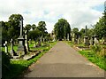 Driveway to the chapels, Heckmondwike Cemetery