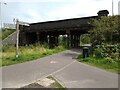 Cycle path through old railway bridge