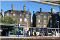 Fine town houses by Harrogate station