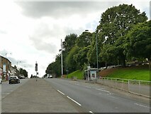 SE1835 : Bus stop on Harrogate Road by Stephen Craven