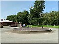 Roundabout at Llys Y Dderwen, Bangor