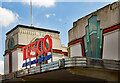 Perivale : Tesco signage, Hoover Building