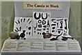NZ0963 : Prudhoe Castle: 'The Castle at Work', a display of artefacts by Michael Garlick