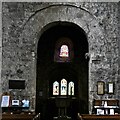 NY9864 : Corbridge, St. Andrew's Church: The Roman tower arch (200 AD) by Michael Garlick