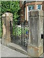 Wrought iron gate