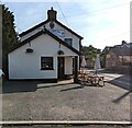 West side of the Black Cock Inn, Llanfihangel Talyllyn, Powys