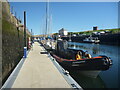 Coastal Berwickshire : Catwalk runway at Eyemouth harbour