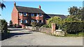 Entrance drive to house at Croft Farm