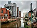 River Irwell from Blackfriars Bridge in Manchester