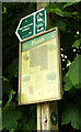 Byway sign with information board, Plush