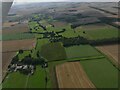 Neswick Farm and Neswick Gardens, Bainton: aerial 2023