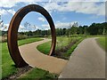 Covid 19 Memorial Garden at the Telford Town Park