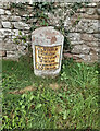 Old Milestone by the A595, south of The Wreay