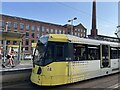 SJ8598 : Tram number 3111 at New Islington tram stop, Manchester by Paul Foster