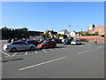 TM4290 : Tesco car park - The site of Beccles gaol and police and fire station by Adrian S Pye