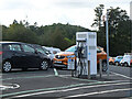 NT4628 : Car recharging point, Selkirk by Jim Barton