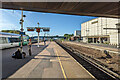 Looking south, Gatwick Airport station platform 2