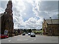 Looking across the bridge at Morpeth