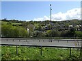 From a Chester-Holyhead train - looking over the A55 towards Mochdre